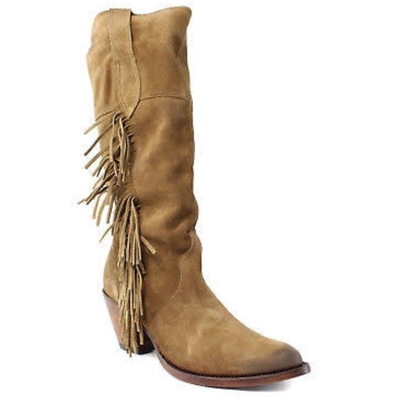 lucchese fringe boots